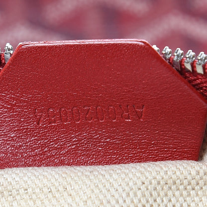 Goyard Goyardine Fidji Zip Hobo Red 7 of 14