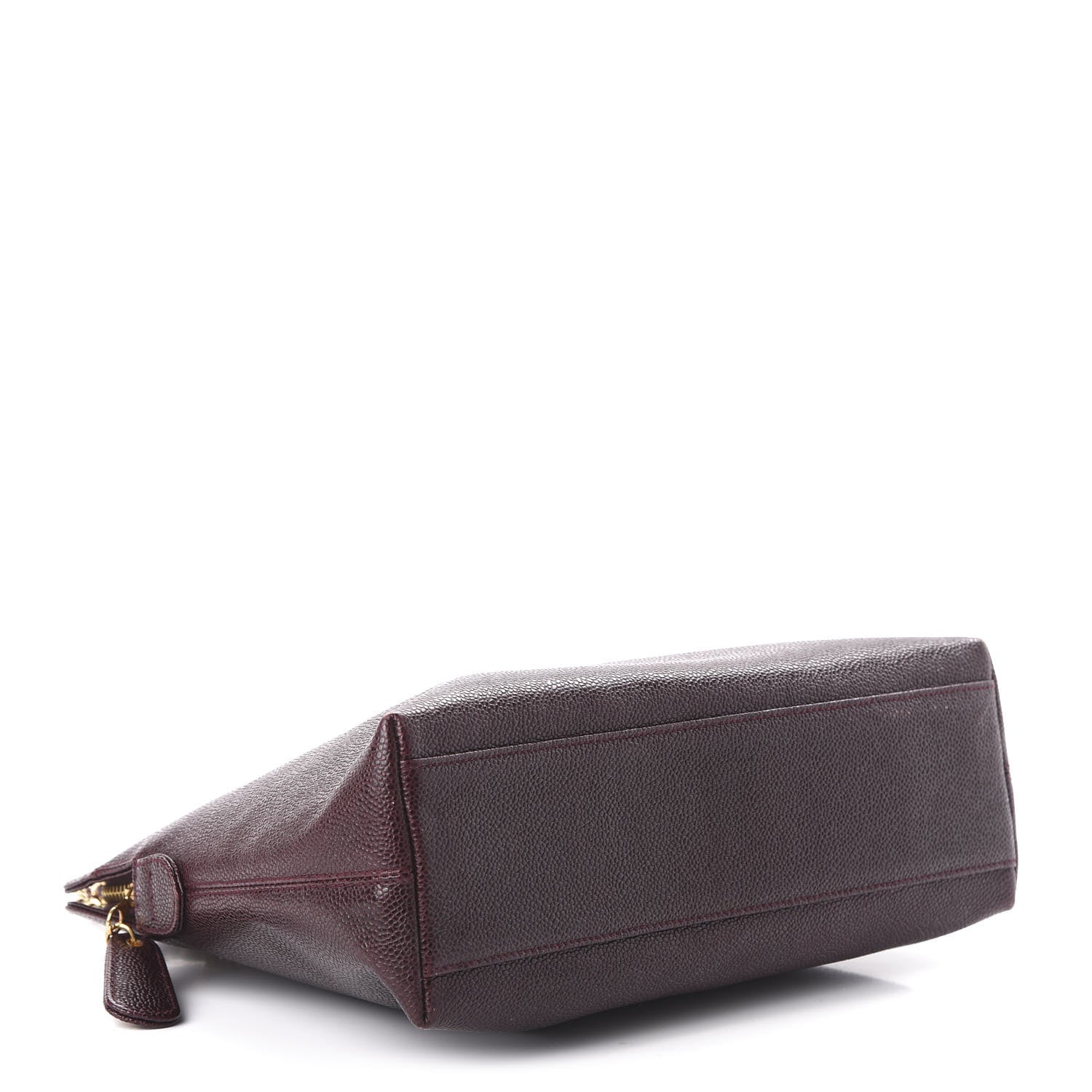Chanel Caviar Shoulder Bag Burgundy 4 of 10