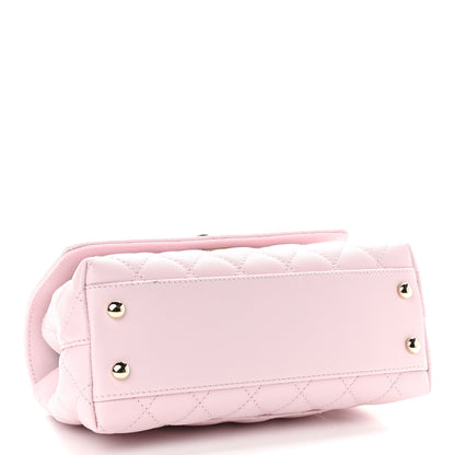 Chanel Caviar Quilted Mini Coco Handle Flap Light Pink 3 of 11