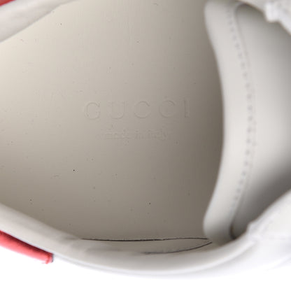 Gucci Calfskin Sequins Web Cat Womens Ace Sneakers 40.5 White 5 of 11