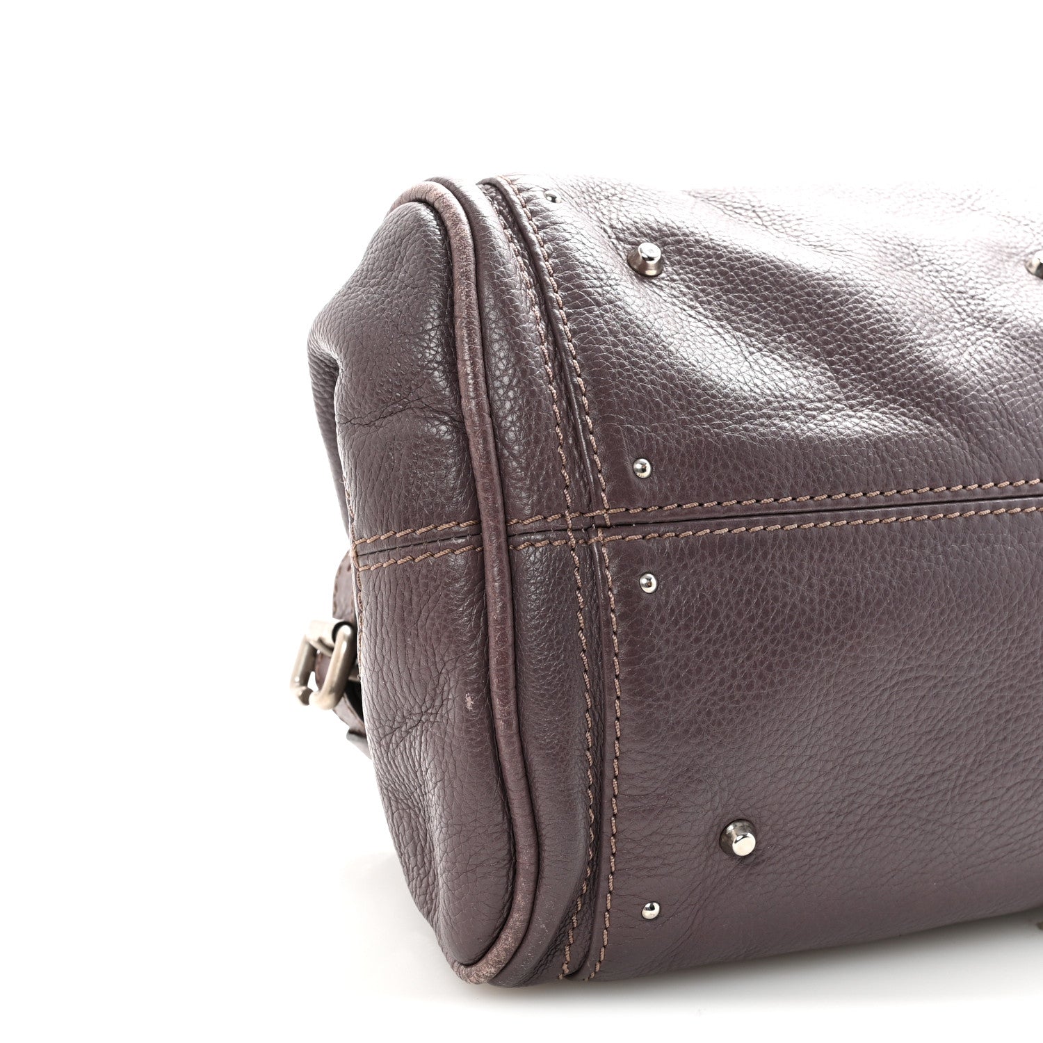 Chloe Calfskin Medium Paddington Satchel Purple 8 of 9