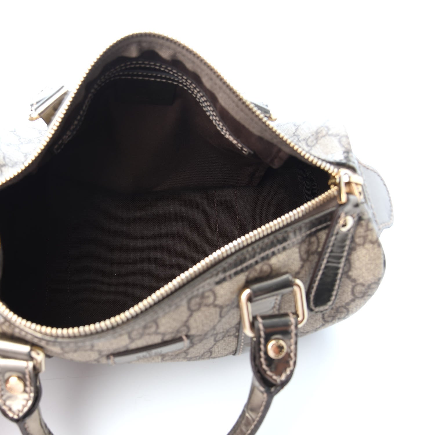 Gucci GG Plus Monogram Small Joy Boston Metallic 5 of 11