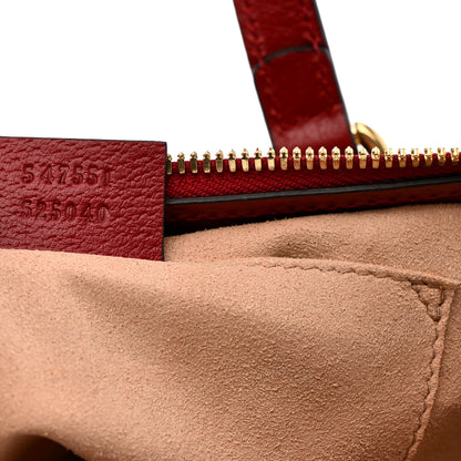 Gucci GG Supreme Monogram Flora Web Small Ophidia Tote Bag Red 7 of 11