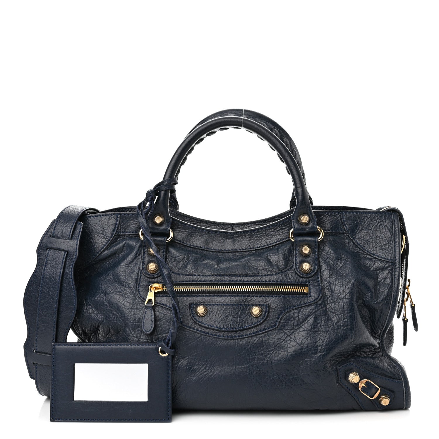 Balenciaga Agneau Giant 12 Gold Hardware City Bleu Obscur 1 of 10