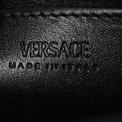Versace Calfskin Medium Greca Goddess Shoulder Bag Black 6 of 10