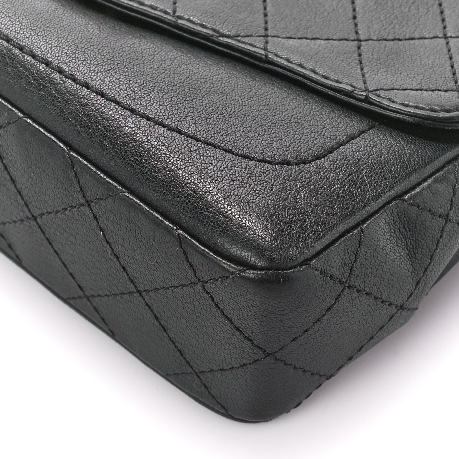 Chanel Goatskin Quilted Coco Curve Flap Messenger Flap Black 11 of 12