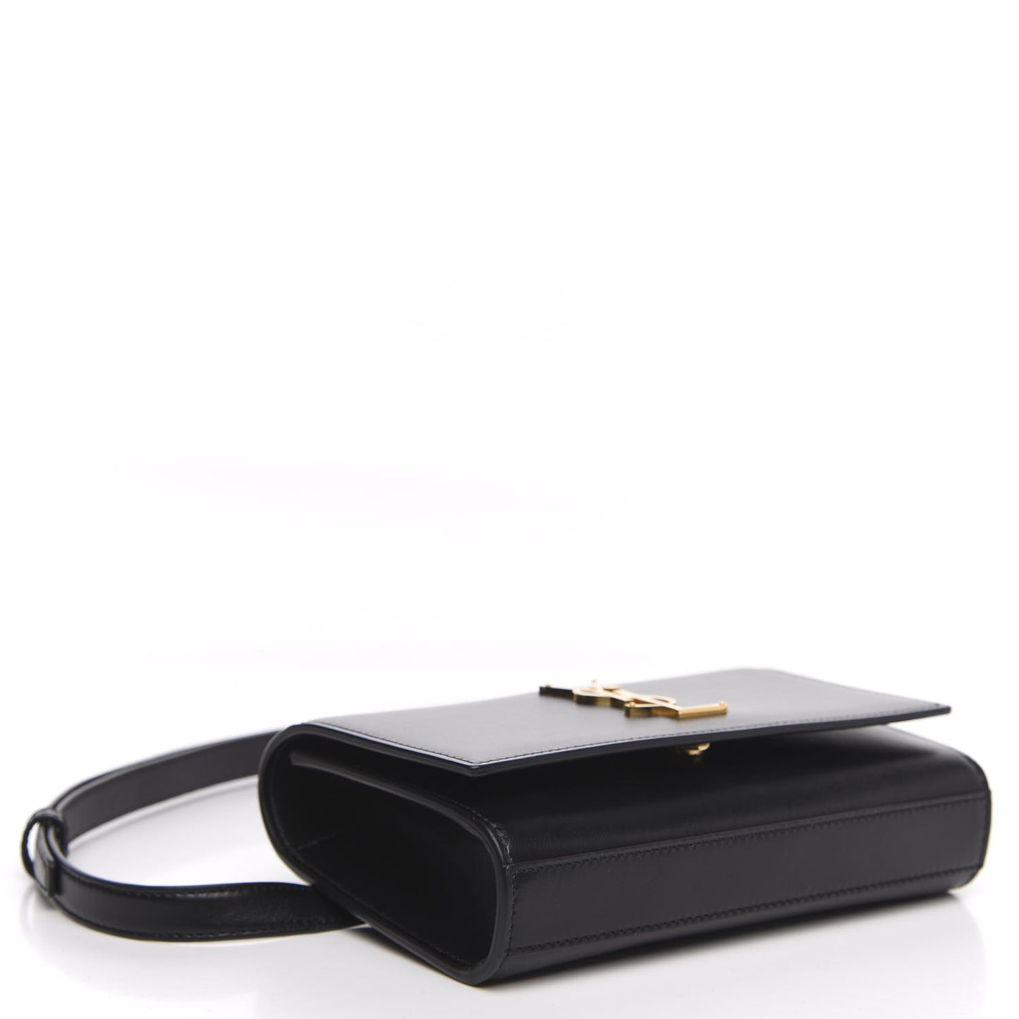 Smooth Calfskin Monogram Kate Belt Bag Black