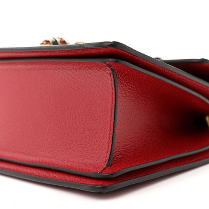 Gucci GG Supreme Monogram Small Queen Margaret Top Handle Bag Red 10 of 13