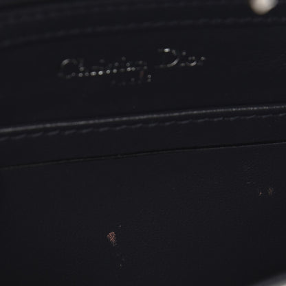 Christian Dior Metallic Patent Micro-Cannage Baby Diorama Flap Bag Silver 7 of 7