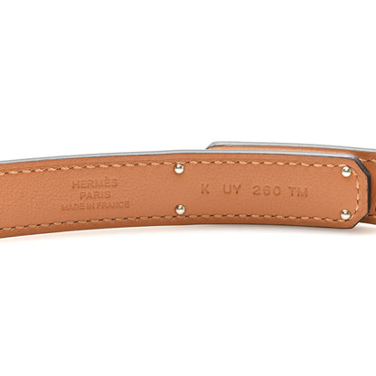 Hermes Epsom Kelly Belt White 3 of 4