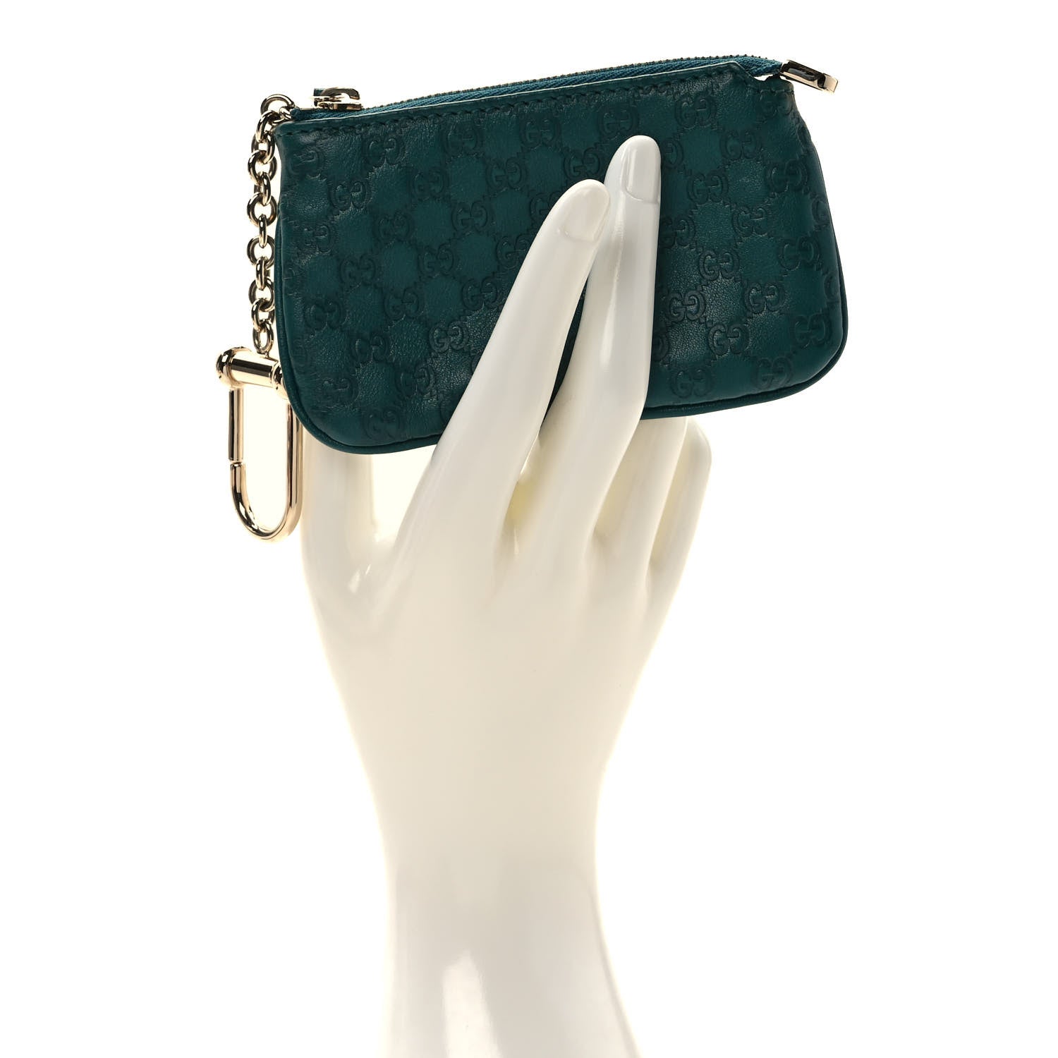 Gucci Microguccissima Key Case Green 2 of 8