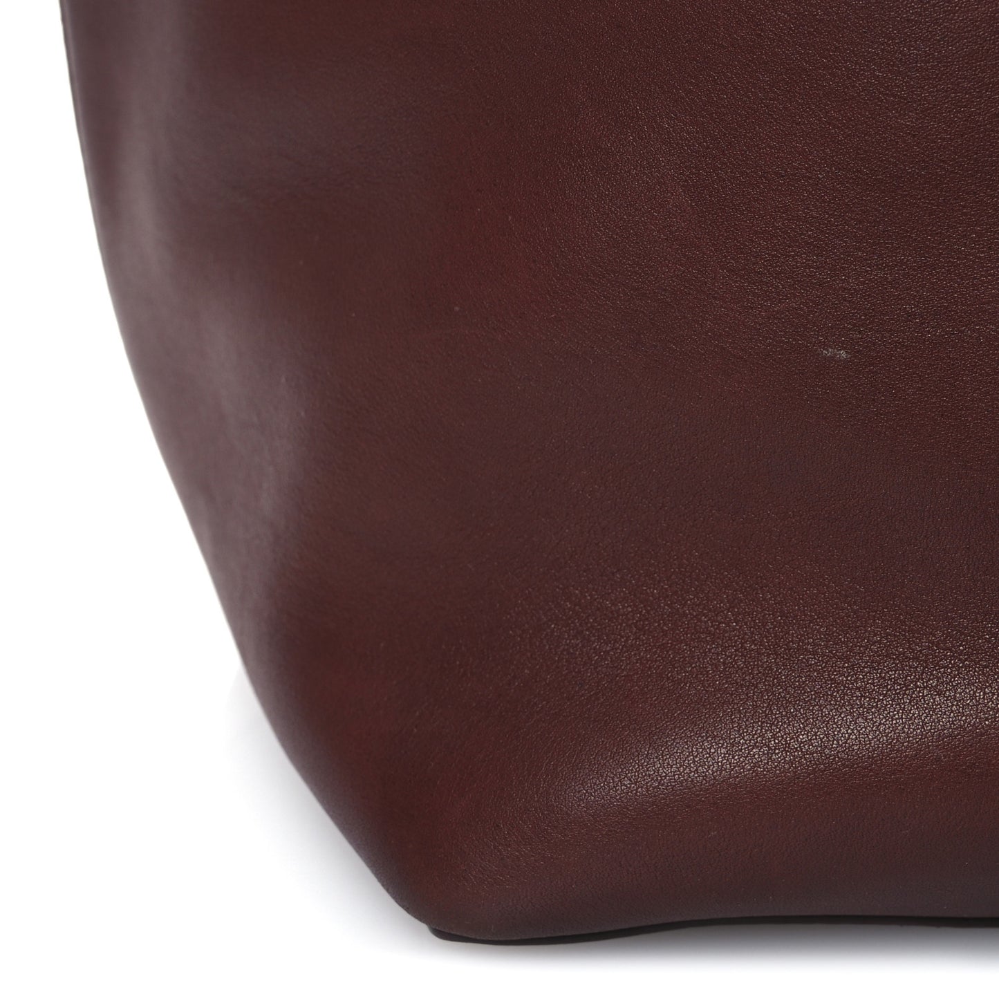 Polished Saddle Calfskin Park Tote Three Cognac