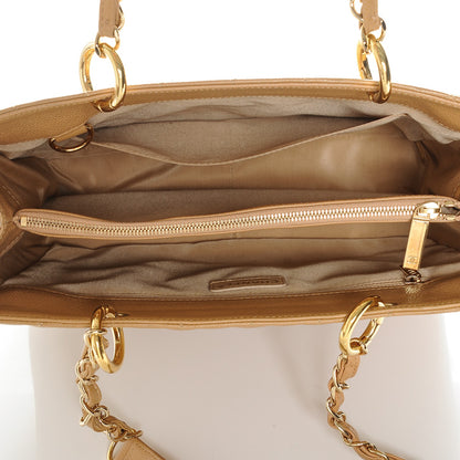Chanel Caviar Quilted Grand Shopping Tote GST Beige 5 of 7