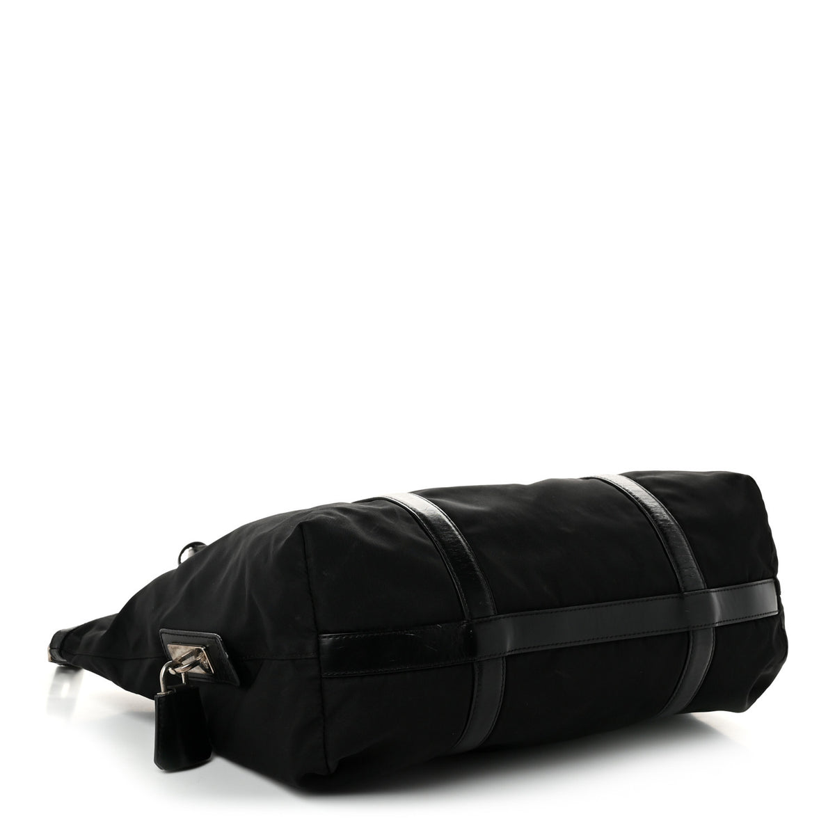 Tessuto Nylon Saffiano Tote Black
