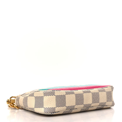 Louis Vuitton Damier Azur 2015 Christmas Animation Mini Pochette Accessories 4 of 9
