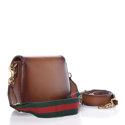 Gucci Calfskin Medium Lady Web Shoulder Bag Cuir 4 of 15