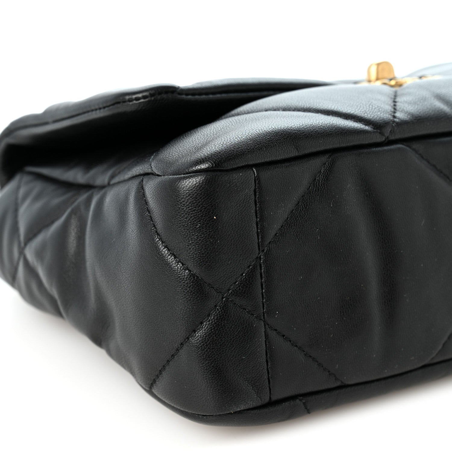 Chanel Lambskin Quilted Medium Chanel 19 Flap Black 9 of 10