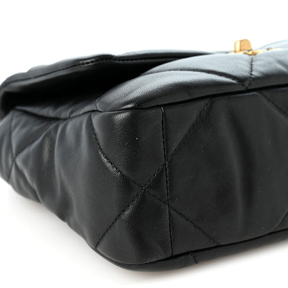Chanel Lambskin Quilted Medium Chanel 19 Flap Black 9 of 10