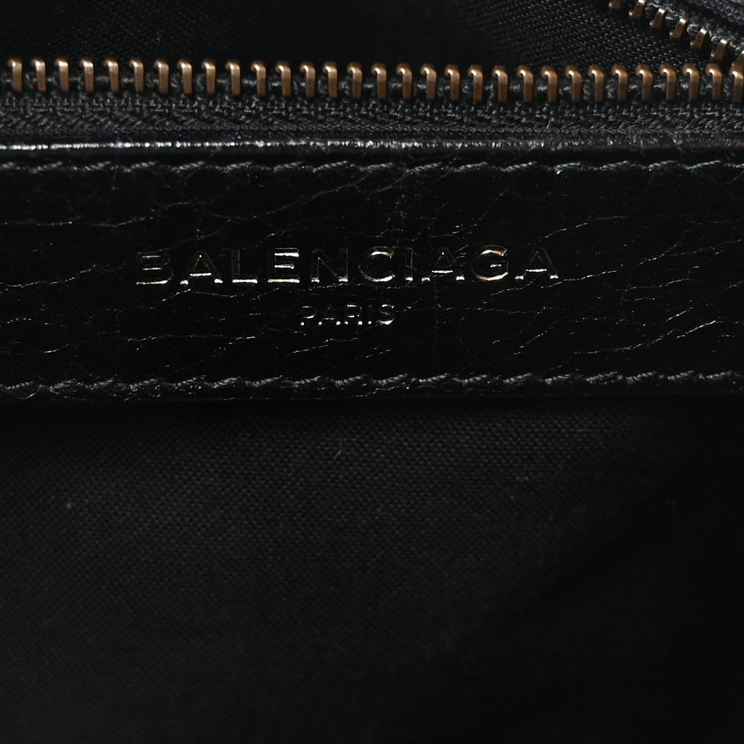 Balenciaga Agneau Classic Hardware S City Logo Strap Black White 6 of 10