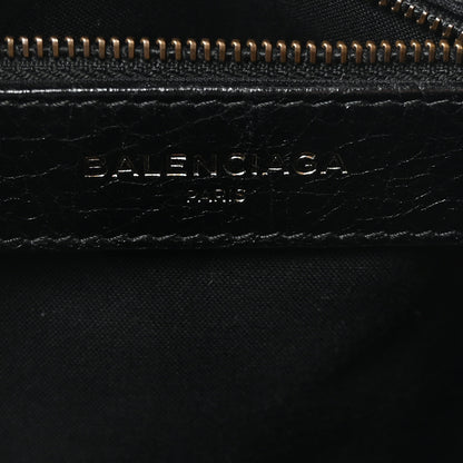 Balenciaga Agneau Classic Hardware S City Logo Strap Black White 6 of 10