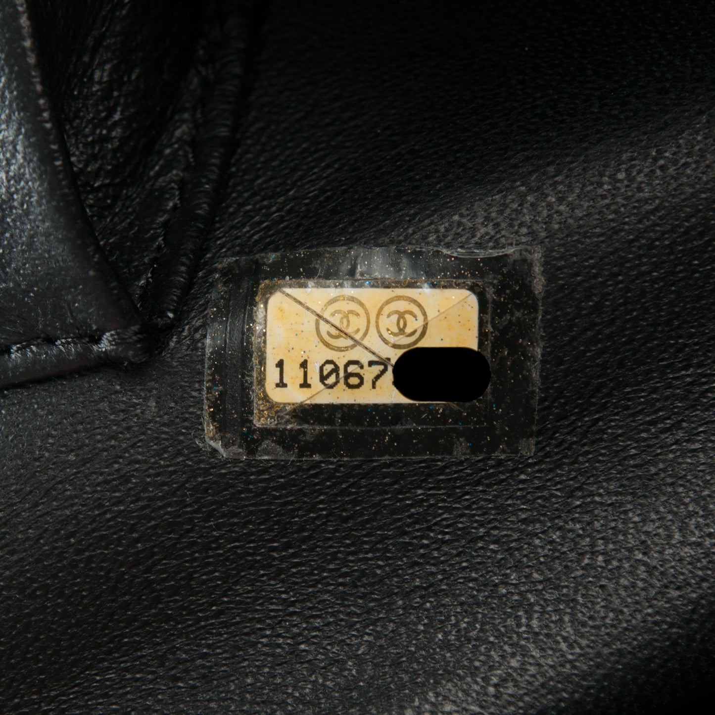 Patent Quilted Tote Black