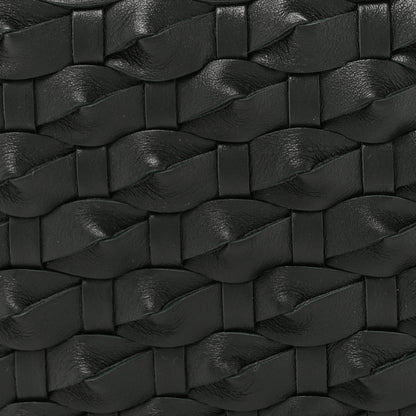 Bottega Veneta Grained Lambskin Intreccio Knot On Strap Black 7 of 9