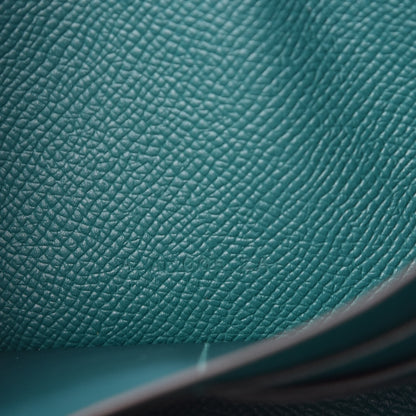 Hermes Epsom Kelly Longue Wallet Malachite 7 of 8