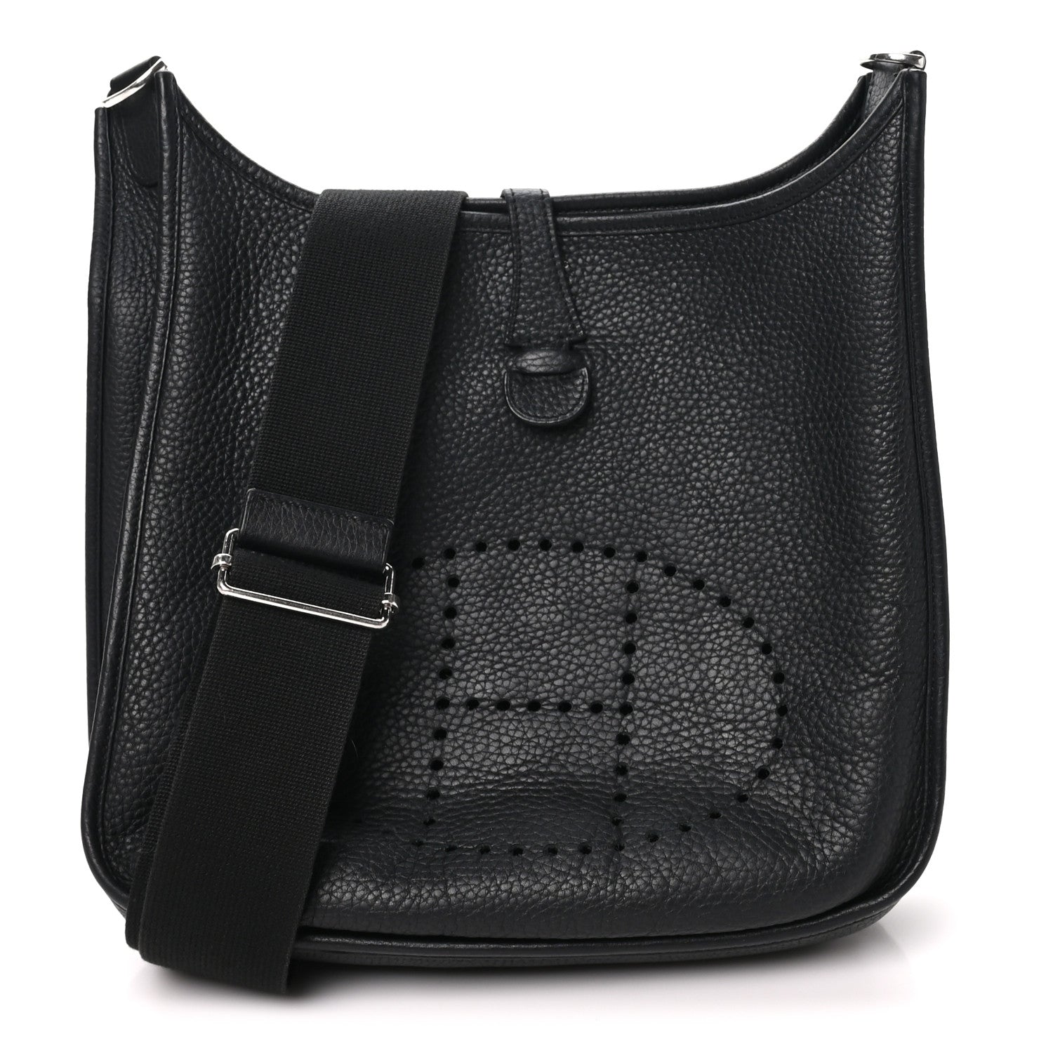 Hermes Taurillon Clemence Evelyne III PM Black 1 of 10