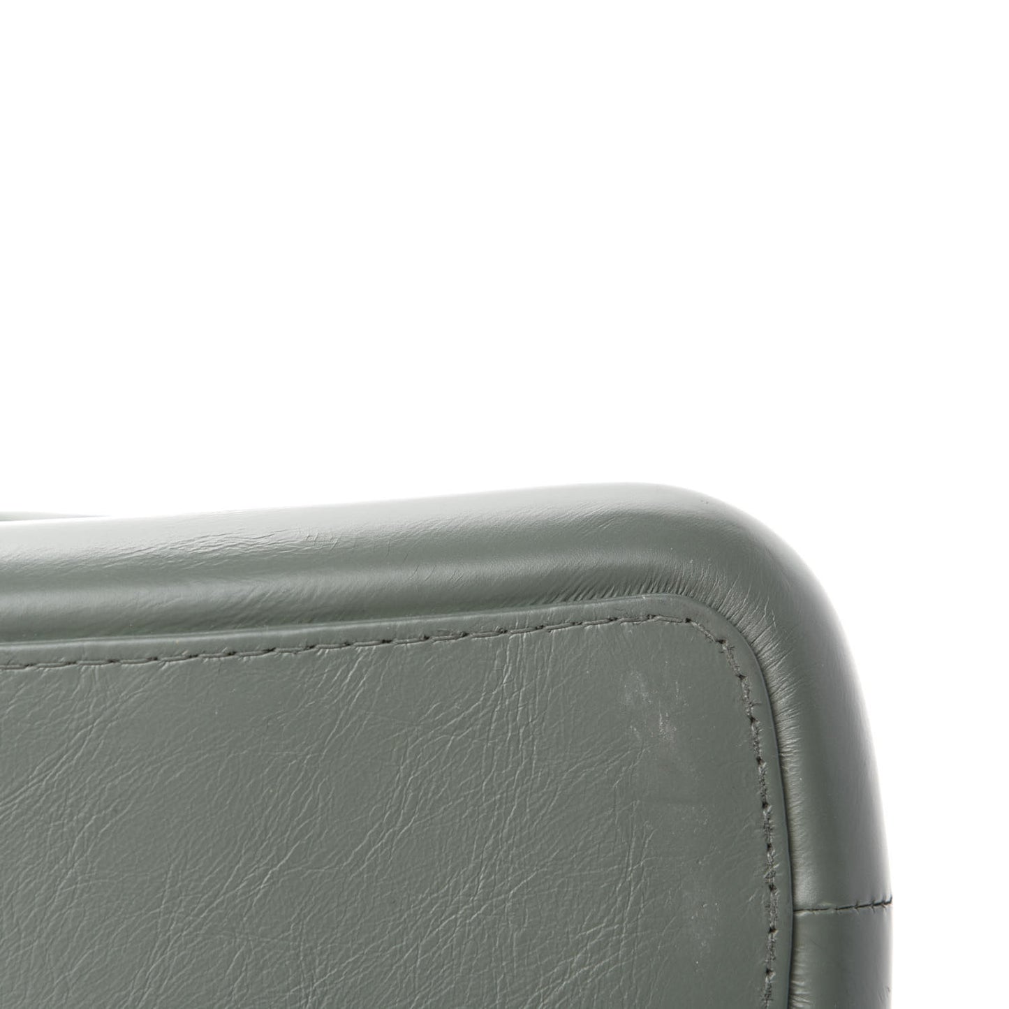 Aged Calfskin Quilted Medium Gabrielle Hobo Green