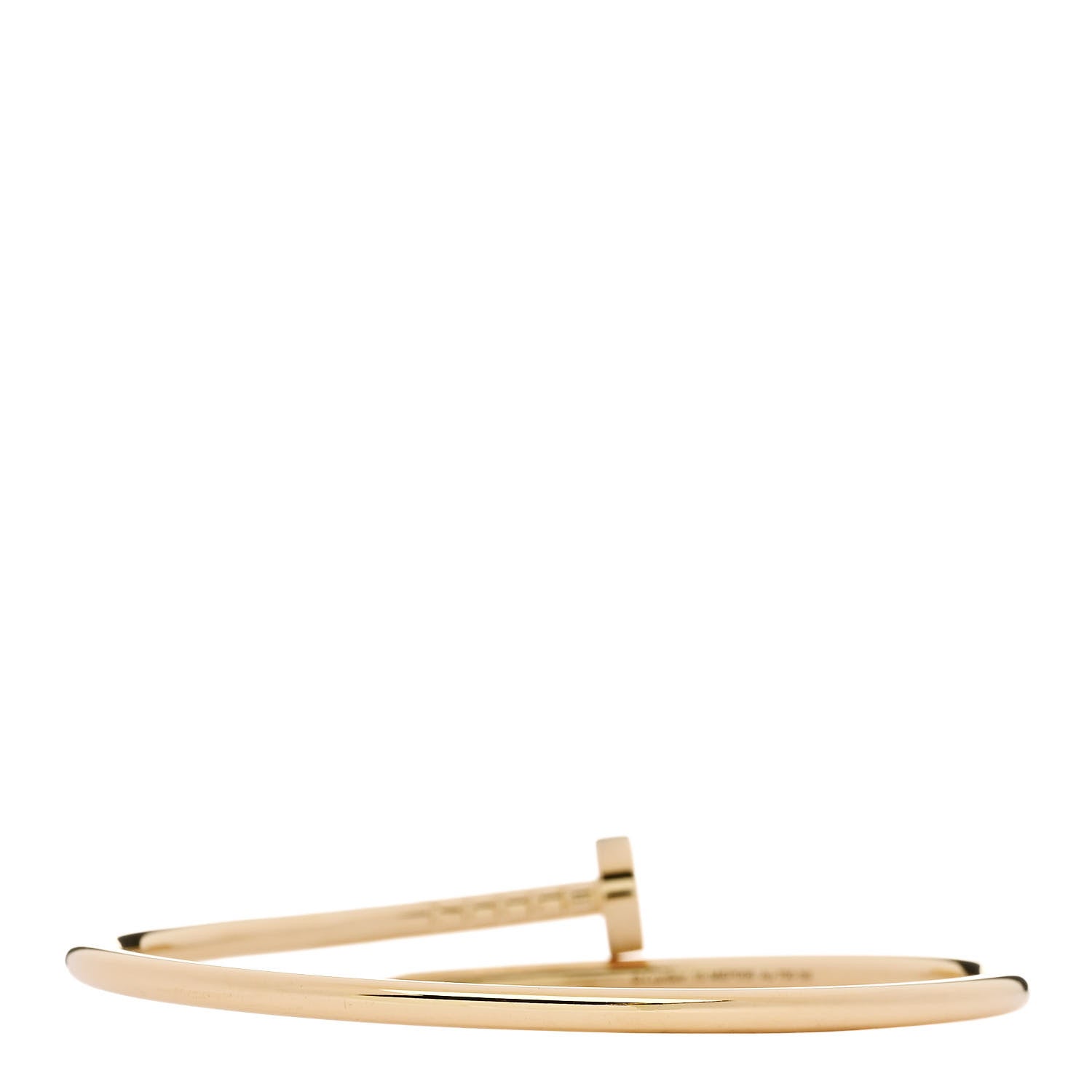 Cartier 18K Yellow Gold Small Juste Un Clou Bracelet 15 2 of 5