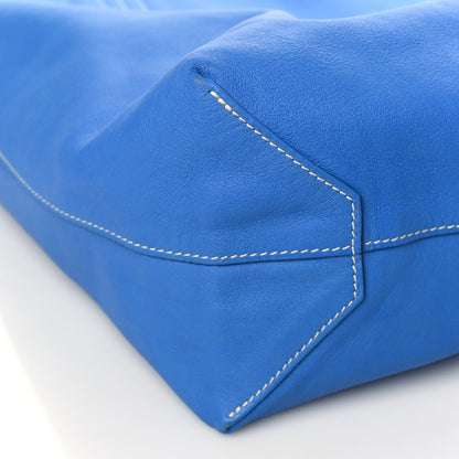 Hermes Veau Sikkim Double Sens 45 Tote Bleu Sapphire Bleu Paradis 10 of 12