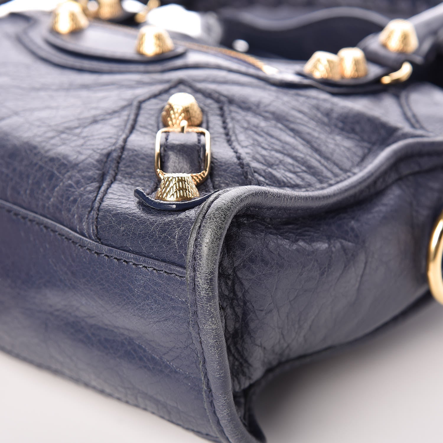 Balenciaga Agneau Giant 12 Gold Hardware Mini City Gris Chartreux 9 of 14