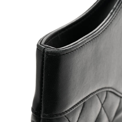 Chanel Lambskin Quilted Large 31 Shopping Bag Black 12 of 14
