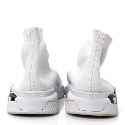Balenciaga Neoprene Knit Mens Speed Graffiti Sneakers 46 White Black 9 of 9