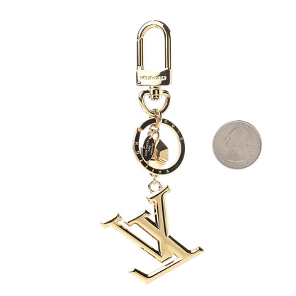 Louis Vuitton LV Facettes Bag Charm Key Holder Gold 2 of 4