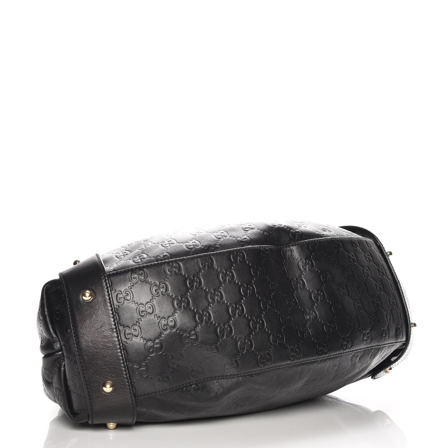 Gucci Guccissima Medium Pelham Shoulder Bag Black 5 of 13