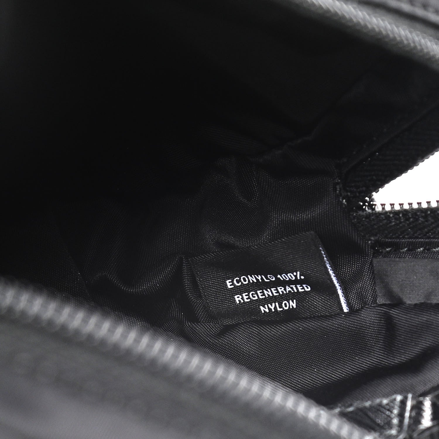 Prada Tessuto Nylon Saffiano Belt Bag Black 9 of 18