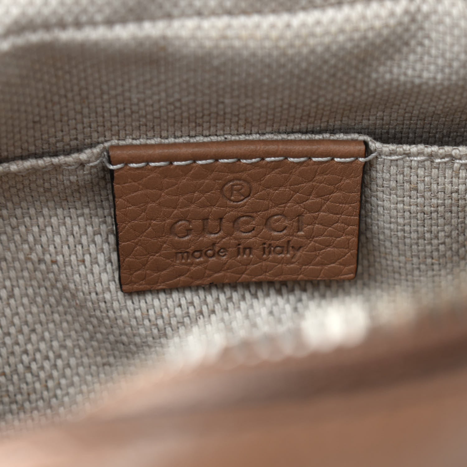 Gucci Pebbled Calfskin Small Soho Disco Bag Camelia 6 of 10