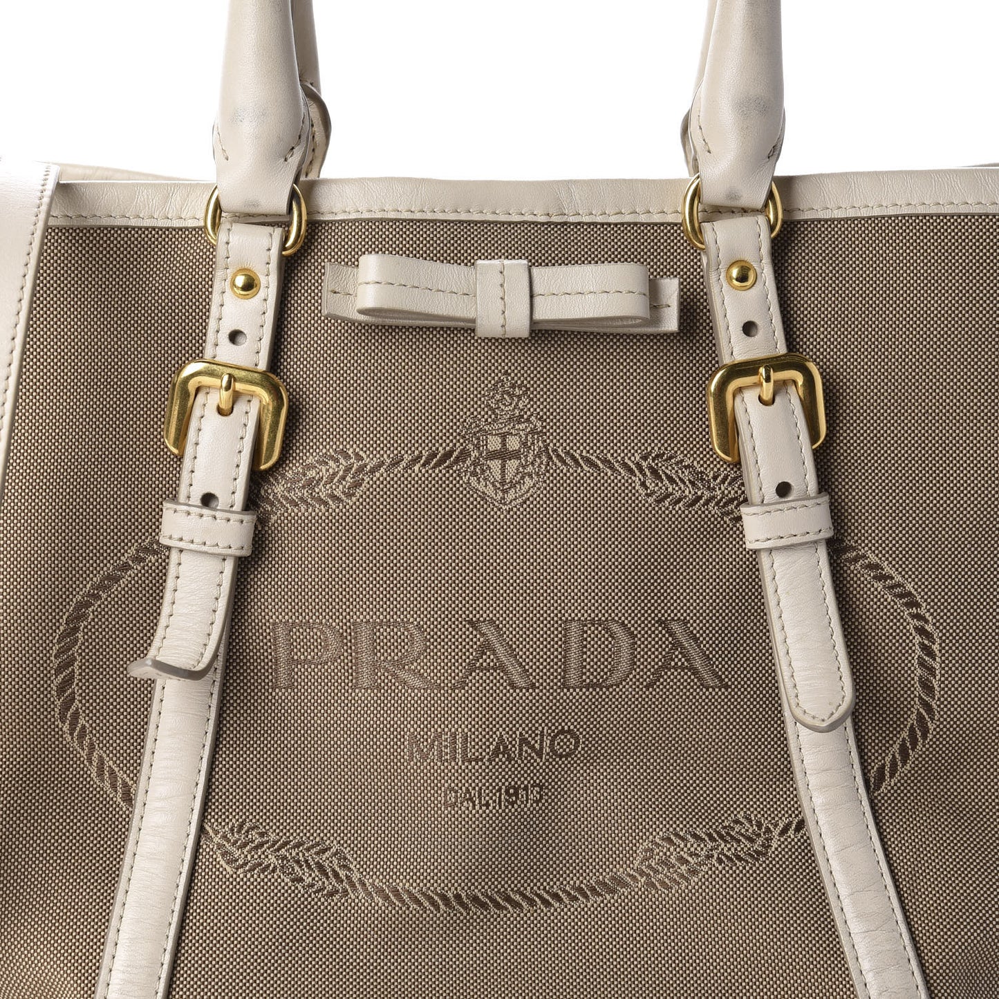 Jacquard Logo Tote Talco