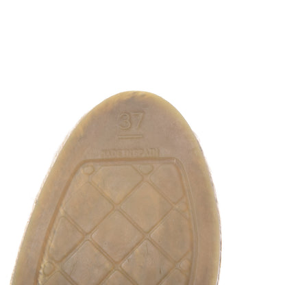 Chanel Lambskin CC Espadrilles 37 Black 8 of 10
