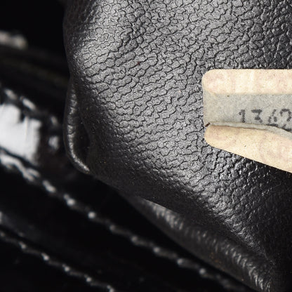 Chanel Lambskin Patent Quilted Shoulder Bag Black 8 of 10