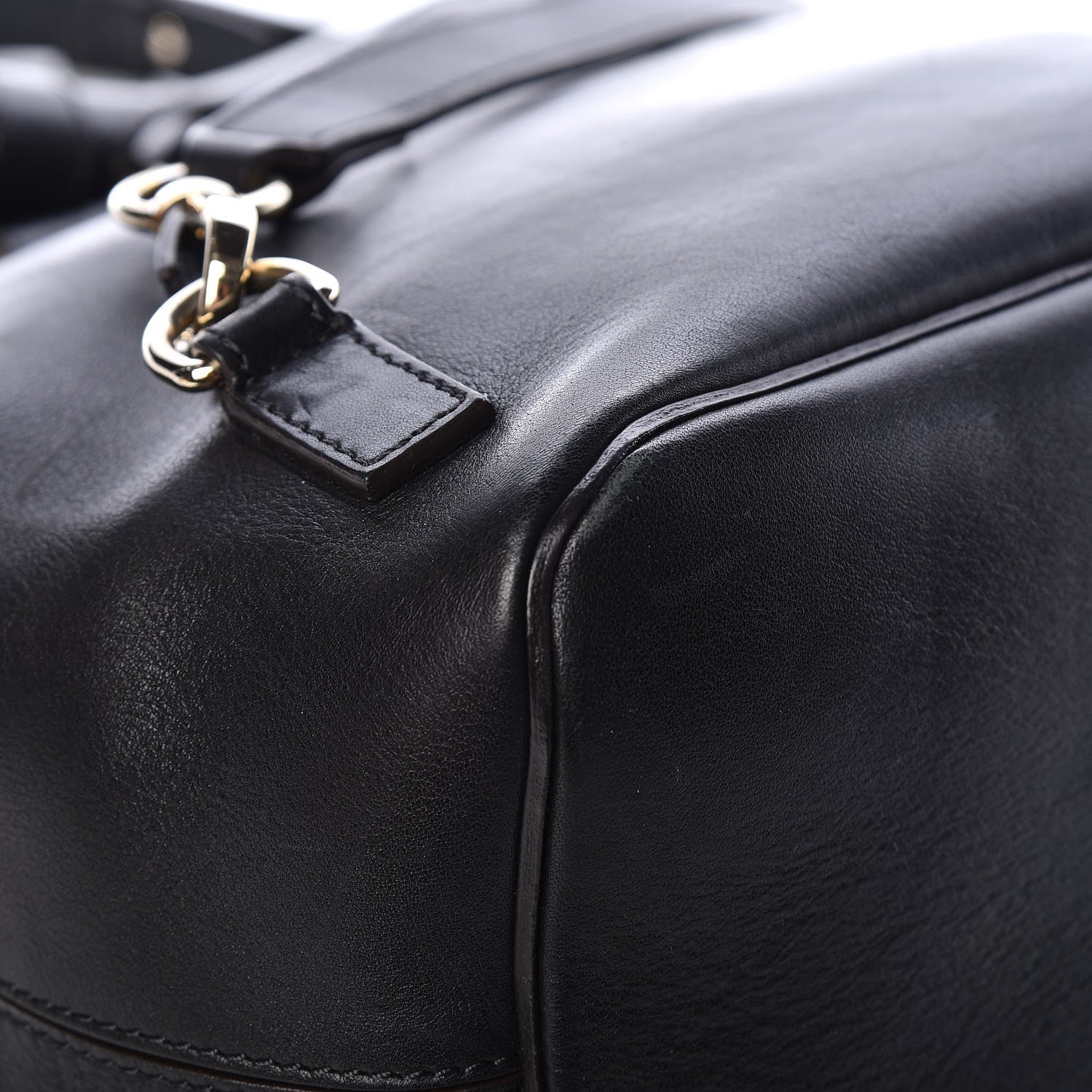 Chloe Suede Calfskin Medium Faye Backpack Black 8 of 17