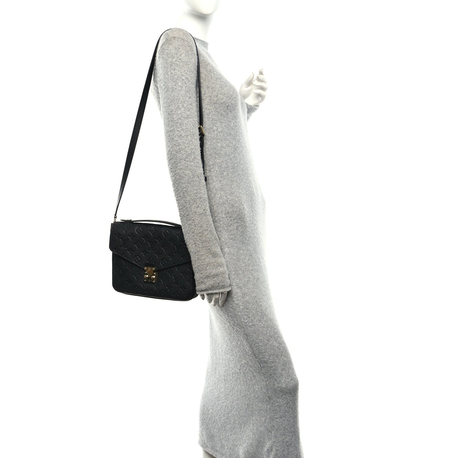 Louis Vuitton Empreinte Pochette Metis Black 2 of 13