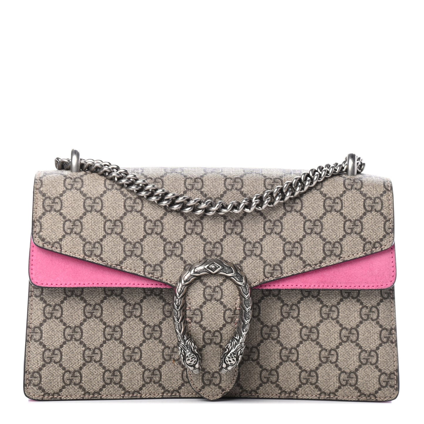 GG Supreme Monogram Small Dionysus Shoulder Bag Pink
