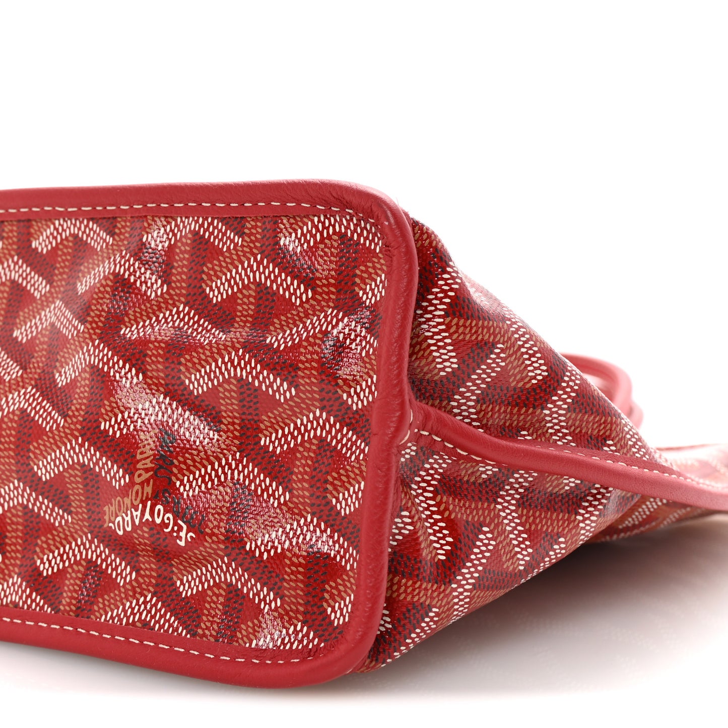 Goyardine Reversible Mini Anjou Red