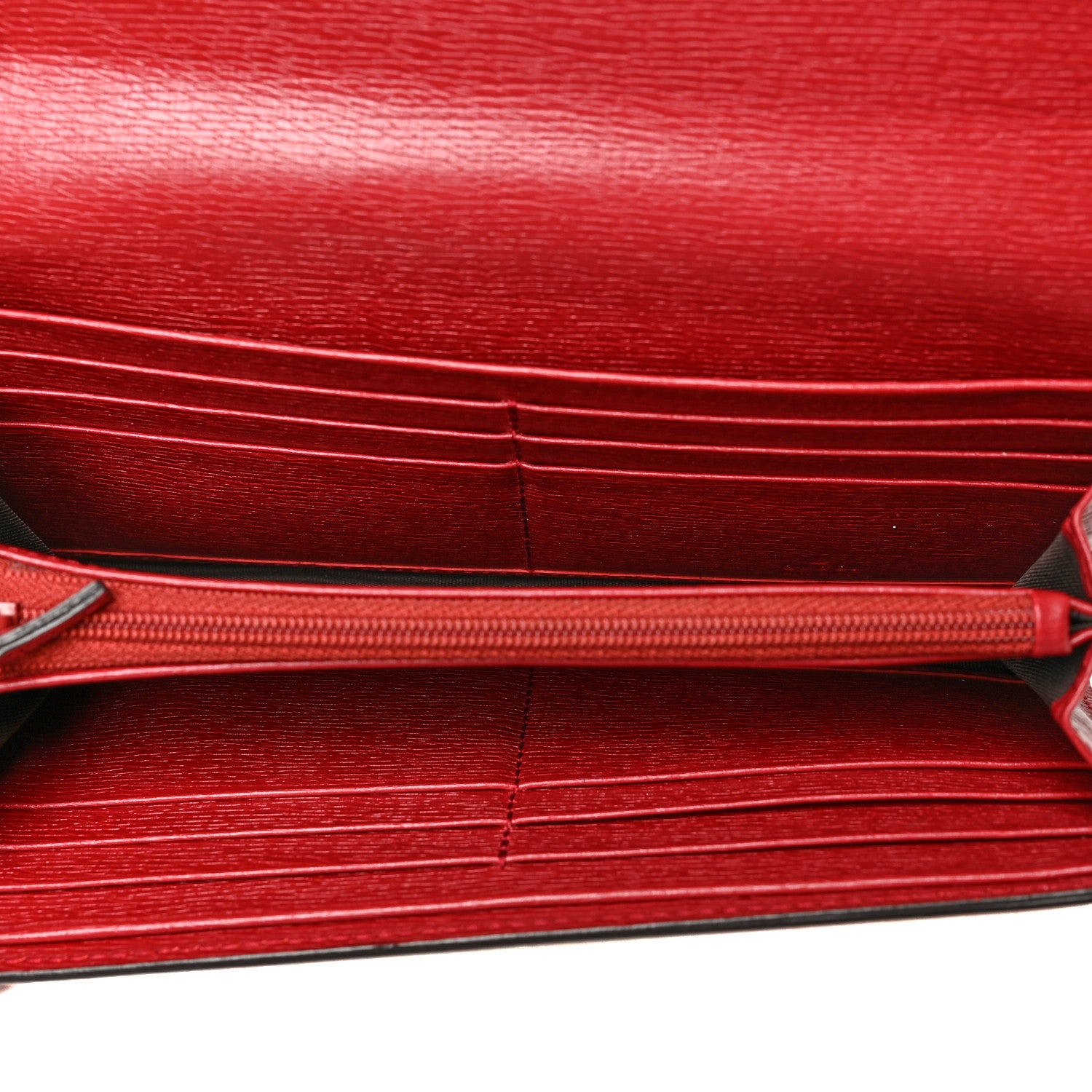 Gucci Shangai Calfskin Blooms Print Icon Continental Wallet Romantic Cerise Multicolor 5 of 6