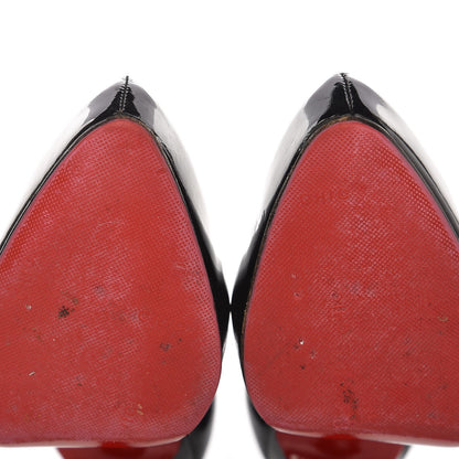 Christian Louboutin Patent Rolando 120 Pumps 37 Black 9 of 16