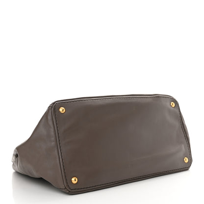 Prada Soft Calfskin Shopping Tote Bambu 4 of 14