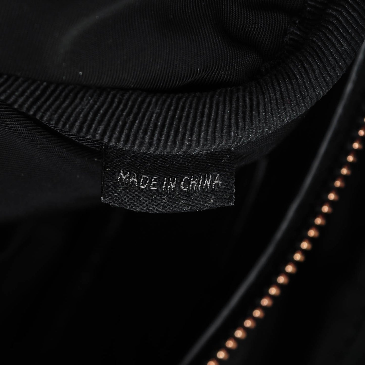 Pebbled Lambskin Rocco Black Rose Gold Hardware