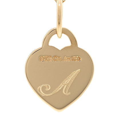 Tiffany 18K Yellow Gold Return to Tiffany Heart Tag Pendant Necklace 4 of 6